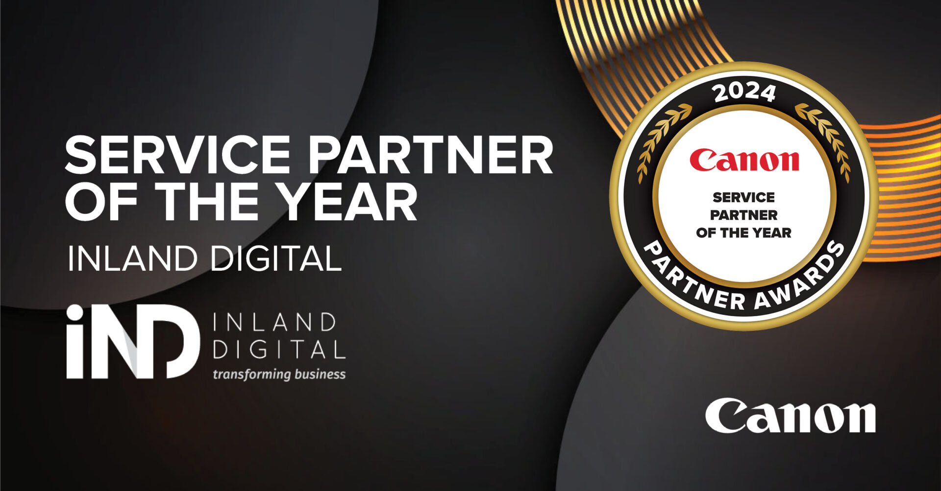 Read more about the article Celebrating Excellence: Inland Digital Wins Prestigious National Service Partner of the Year Award!
